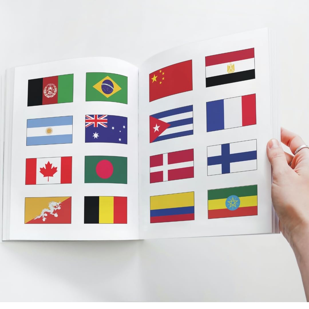 My First Sticker Book - Flags - Activity Book for Kids with 50+ Stickers - Stickers for Children - Age 3+ Years