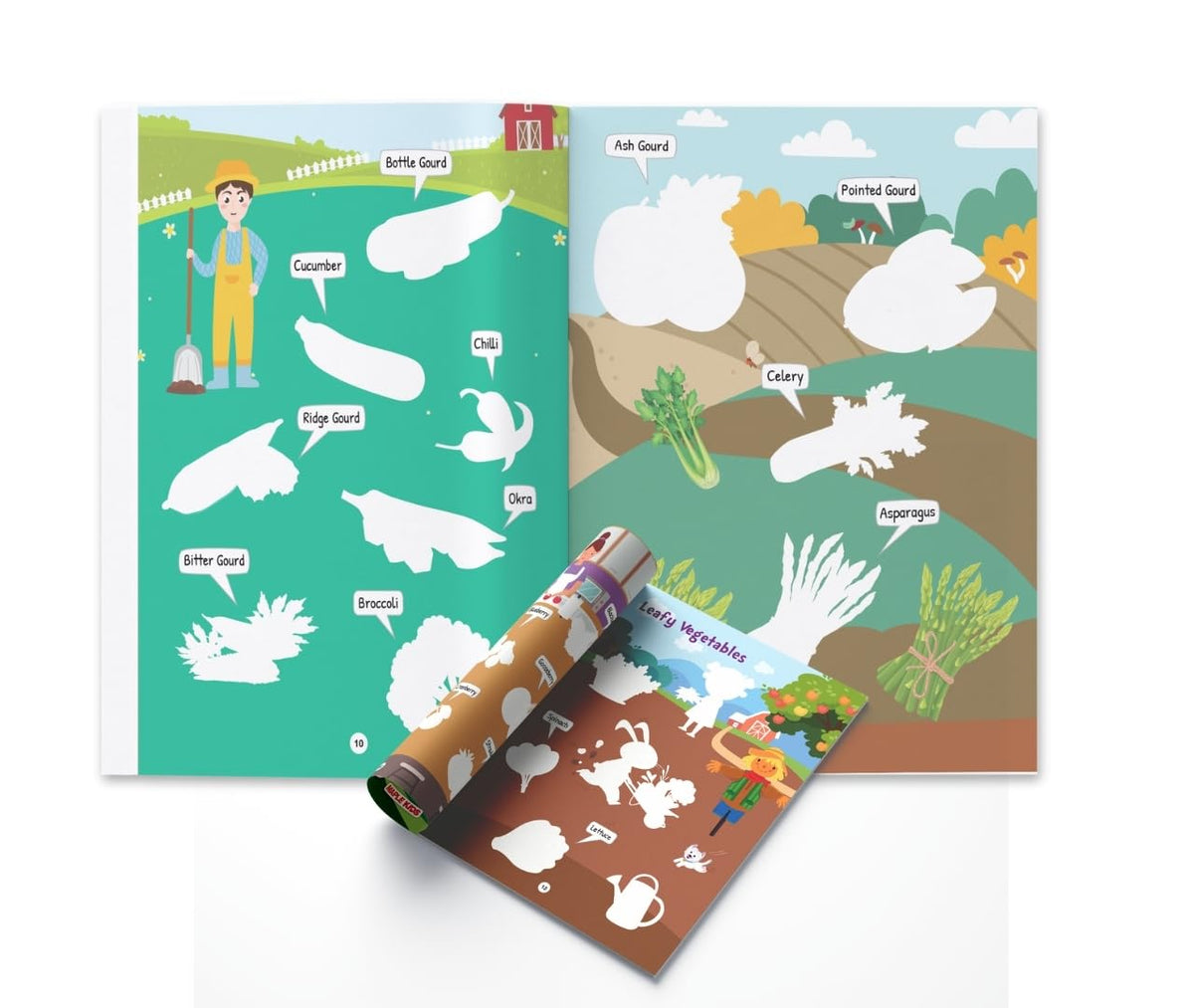 My First Sticker Book - Fruits and Vegetables - Activity Book for Kids - Stickers for Children - Age 3+ Years