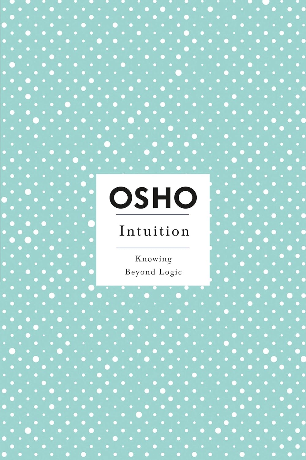 Intuition OSHO ENGLISH BOOK